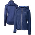 thumbnail image 1 of Women's Cutter & Buck  Heather Royal Montana State Bobcats Vault Mainsail Full-Zip Hooded Jacket, 1 of 3