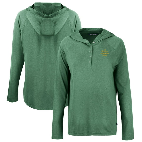 Women's Cutter & Buck Hunter Green Notre Dame Fighting Irish Play Like A Champion Today Coastline Epic Comfort Eco