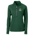 thumbnail image 1 of Women's Cutter & Buck Hunter Green UNC Wilmington Seahawks Adapt Eco Knit Half-Zip Pullover Jacket, 1 of 1