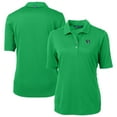 thumbnail image 1 of Women's Cutter & Buck Kelly Green Gwinnett Stripers Virtue DryTec Eco Pique Recycled Polo, 1 of 3