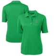 thumbnail image 1 of Women's Cutter & Buck Kelly Green Marshall Thundering Herd Team Virtue Eco Pique Recycled Polo, 1 of 3