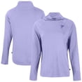 thumbnail image 1 of Women's Cutter & Buck Lavender Atlanta Falcons Coastline Epic Comfort Eco Recycled Funnel Neck Pullover Top, 1 of 3