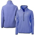 thumbnail image 1 of Women's Cutter & Buck  Lavender Chicago Bears Cascade Eco Fleece Half-Zip Jacket, 1 of 3