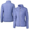 thumbnail image 1 of Women's Cutter & Buck  Lavender Tampa Bay Buccaneers Rainier PrimaLoft- Eco Insulated Full-Zip Puffer Jacket, 1 of 3