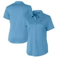 thumbnail image 1 of Women's Cutter & Buck Light Blue Jackson State Tigers Prospect Textured Stretch Polo, 1 of 3