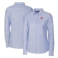 thumbnail image 1 of Women's Cutter & Buck Light Blue Tacoma Rainiers Stretch Oxford Long Sleeve Tri-Blend Button-Up Dress Shirt, 1 of 3