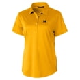 thumbnail image 1 of Women's Cutter & Buck Maize Michigan Wolverines Prospect Polo, 1 of 1