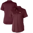 thumbnail image 1 of Women's Cutter & Buck Maroon Virginia Tech Hokies Vault Prospect Textured Stretch Polo, 1 of 3