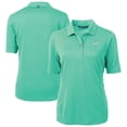 thumbnail image 1 of Women's Cutter & Buck Mint New York Jets Virtue Eco Pique Recycled Polo, 1 of 3