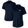 thumbnail image 1 of Women's Cutter & Buck Navy BYU Cougars Prospect Textured Stretch Polo, 1 of 3