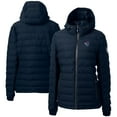 thumbnail image 1 of Women's  Cutter & Buck  Navy Binghamton Rumble Ponies Mission Ridge Repreve Puffer Full-Zip Jacket, 1 of 3