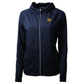 Women's Cutter & Buck Navy Cal Bears Adapt Eco Knit Full-Zip Jacket