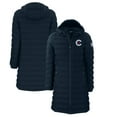 thumbnail image 1 of Women's Cutter & Buck Navy Chicago Cubs City Connect Mission Ridge Repreve Eco Insulated Full-Zip Long Puffer Jacket, 1 of 3