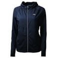 thumbnail image 1 of Women's Cutter & Buck Navy Denver Broncos Adapt Eco Knit Full-Zip Hoodie, 1 of 1