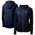 thumbnail image 1 of Women's Cutter & Buck Navy Detroit Tigers  Adapt Eco Knit Hybrid Recycled Full-Zip Hoodie, 1 of 3