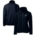 thumbnail image 1 of Women's Cutter & Buck Navy Detroit Tigers Americana Logo Cascade Eco Sherpa Full-Zip Fleece Jacket, 1 of 3