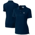 thumbnail image 1 of Women's Cutter & Buck Navy Detroit Tigers DryTec Advantage Tri-Blend Pique Polo, 1 of 3