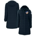 thumbnail image 1 of Women's-Cutter & Buck  Navy FC Cincinnati Mission Ridge Repreve Eco Insulated Long Full-Zip Puffer Jacket, 1 of 3