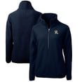 thumbnail image 1 of Women's Cutter & Buck Navy Frisco RoughRiders Cascade Eco Sherpa Fleece Half-Zip Jacket, 1 of 3