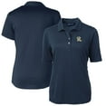 thumbnail image 1 of Women's Cutter & Buck Navy Frisco RoughRiders Virtue DryTec Eco Pique Recycled Polo, 1 of 3