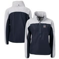 thumbnail image 1 of Women's Cutter & Buck Navy/Gray New York Yankees Charter Eco Recycled Anorak Jacket, 1 of 3