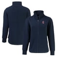 thumbnail image 1 of Women's Cutter & Buck Navy Greenville Drive Roam Eco Recycled Full-Zip Jacket, 1 of 3