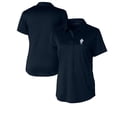 thumbnail image 1 of Women's Cutter & Buck Navy Houston Oilers Throwback Logo Prospect Textured Stretch Polo, 1 of 3