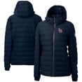 thumbnail image 1 of Women's  Cutter & Buck  Navy Louisville Bats Mission Ridge Repreve Puffer Full-Zip Jacket, 1 of 3