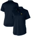 thumbnail image 1 of Women's Cutter & Buck Navy Michigan Wolverines Vault Prospect Textured Stretch Polo, 1 of 3