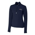 thumbnail image 1 of Women's Cutter & Buck Navy New England Patriots Traverse Half-Zip Pullover Jacket, 1 of 1