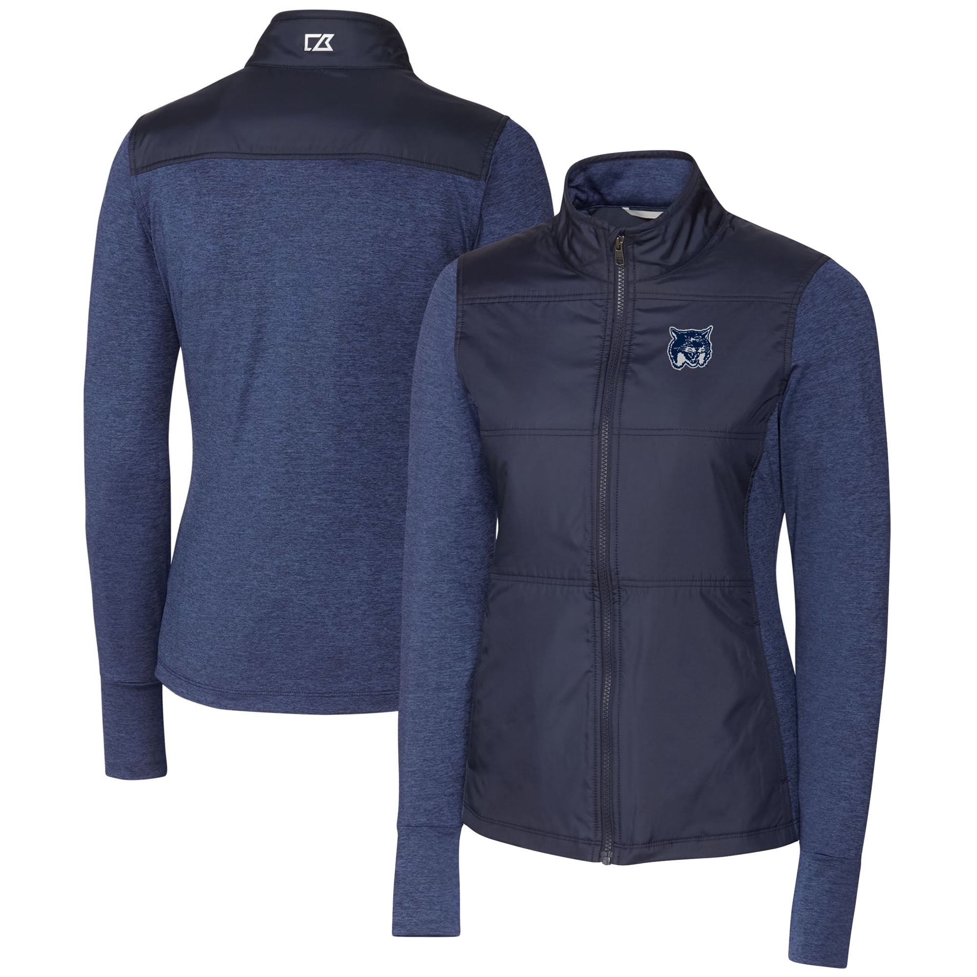 Cutter & Buck Women's CB Drytec Topspin Full Zip Jacket - Moisture Wicking, Brushed Jersey - View #4