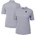 thumbnail image 1 of Women's Cutter & Buck Navy New Hampshire Wildcats Virtue Eco Pique Recycled Tri-Blend DryTec Top, 1 of 3