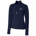 thumbnail image 1 of Women's Cutter & Buck Navy New York Yankees Traverse Half-Zip Pullover Jacket, 1 of 1