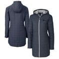 thumbnail image 1 of Women's Cutter & Buck Navy Philadelphia Eagles Americana Rainier PrimaLoft- Eco Insulated Full-Zip Hoodie Long Coat, 1 of 3