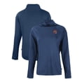 thumbnail image 1 of Women's Cutter & Buck Navy Portland Sea Dogs Coastline Epic Comfort Eco Recycled Funnel Neck Raglan Pullover Top, 1 of 3