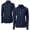 thumbnail image 1 of Women's Cutter & Buck Navy St. Louis Cardinals Adapt Eco Knit Stretch Recycled Half-Zip DryTec Top, 1 of 3