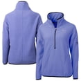 thumbnail image 1 of Women's Cutter & Buck  Lavender Tennessee Titans Cascade Eco Fleece Half-Zip Jacket, 1 of 3