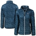 thumbnail image 1 of Women's Cutter & Buck Navy Toronto Blue Jays  Rainier PrimaLoft Eco Insulated Full-Zip Puffer Jacket, 1 of 3