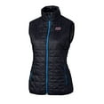 thumbnail image 1 of Women's Cutter & Buck Navy UIC Flames Eco Full-Zip Puffer Vest, 1 of 1