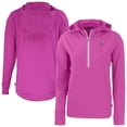 thumbnail image 1 of Women's Cutter & Buck  Pink Carolina Panthers Daybreak Eco Recycled Half-Zip Hoodie, 1 of 3