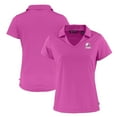 thumbnail image 1 of Women's Cutter & Buck  Pink Cleveland Browns Daybreak Eco Recycled V-Neck Polo, 1 of 3