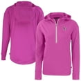 thumbnail image 1 of Women's Cutter & Buck Pink Houston Texans Daybreak Eco Recycled Half-Zip Hoodie, 1 of 3