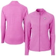 thumbnail image 1 of Women's Cutter & Buck  Pink Pittsburgh Steelers Adapt Eco Knit Heather Recycled Full-Zip Jacket, 1 of 3