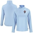 thumbnail image 1 of Women's-Cutter & Buck  Powder Blue Colorado Rapids Coastline Epic Comfort Eco Recycled Funnel-Neck Top, 1 of 3