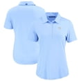 thumbnail image 1 of Women's Cutter & Buck Powder Blue New York Giants Coastline Epic Comfort Eco Recycled Polo, 1 of 3