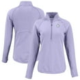 thumbnail image 1 of Women's Cutter & Buck  Purple Pittsburgh Steelers Peshastin Eco Fleece Recycled Half-Zip Top, 1 of 3