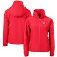 thumbnail image 1 of Women's Cutter & Buck  Red Cincinnati Reds Charter Eco Recycled Full-Zip Jacket, 1 of 3