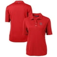 thumbnail image 1 of Women's Cutter & Buck Red Colorado Rockies Americana Logo DryTec Virtue Eco Pique Recycled Polo, 1 of 3