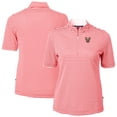 thumbnail image 1 of Women's Cutter & Buck Red El Paso Chihuahuas Virtue DryTec Eco Pique Stripe Recycled Top, 1 of 3