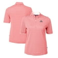 thumbnail image 1 of Women's Cutter & Buck  Red Gonzaga Bulldogs DryTec Virtue Eco Pique Stripe Recycled Polo, 1 of 3